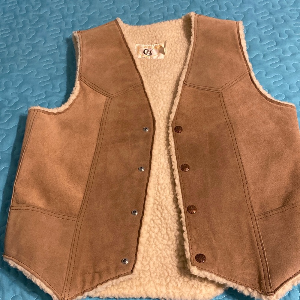 Carroll leather vest